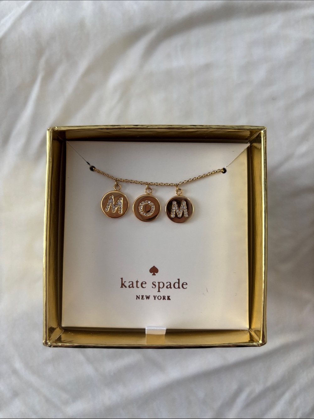 NWT Kate Spade Mom Pendant Necklace